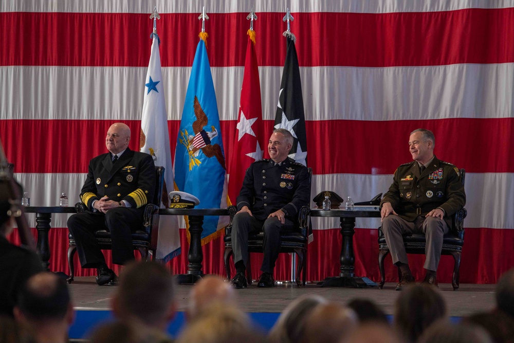 DSD Hicks Attends USSPACECOM Change of Command Ceremony