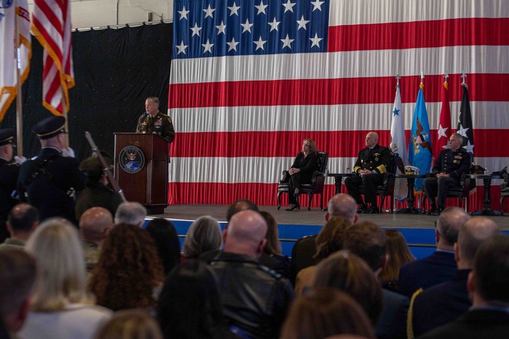 DSD Hicks Attends USSPACECOM Change of Command Ceremony