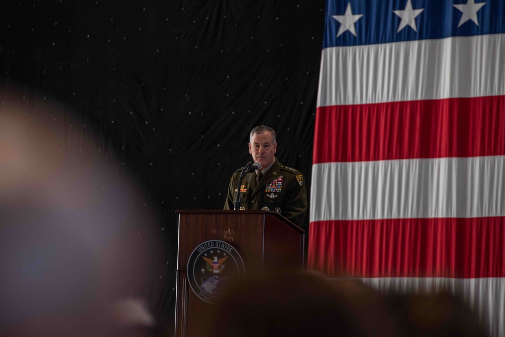 DSD Hicks Attends USSPACECOM Change of Command Ceremony