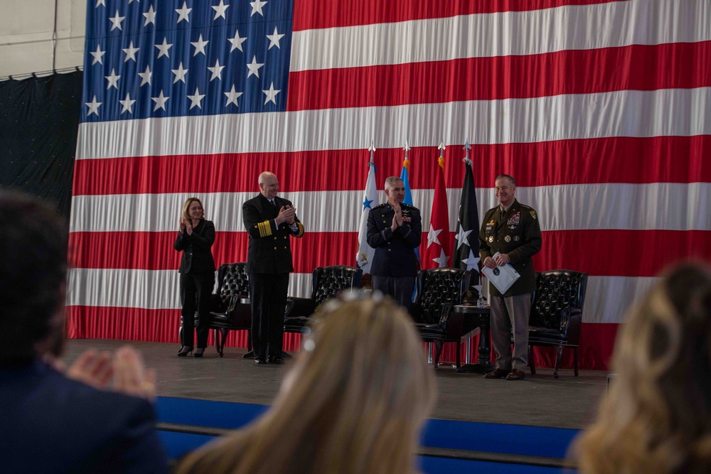 DSD Hicks Attends USSPACECOM Change of Command Ceremony