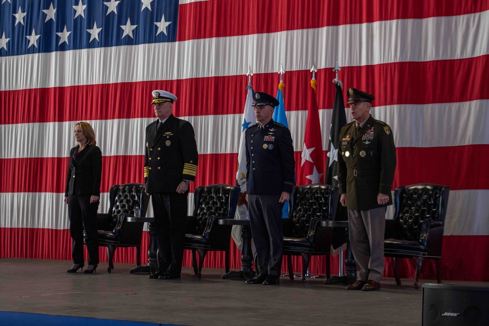 DSD Hicks Attends USSPACECOM Change of Command Ceremony