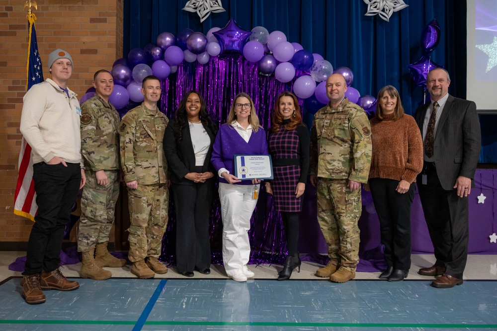 Minot AFB schools earn the Purple Star