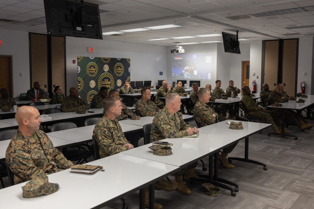 MCI West commanders and sergeants major visit the U.S. Border Patrol Station in Yuma