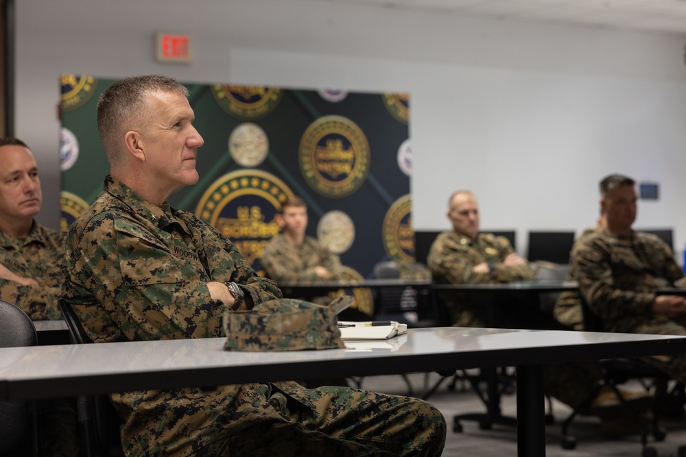 MCI West commanders and sergeants major visit the U.S. Border Patrol Station in Yuma