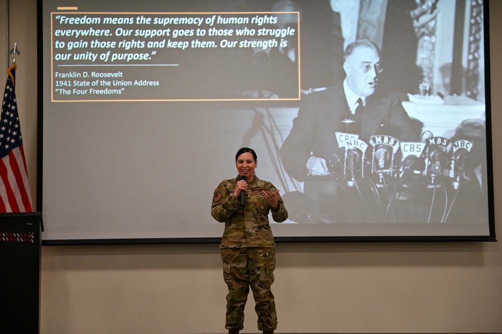 115 FW special emphasis council hosts guest speaker on Women, Peace, and Security