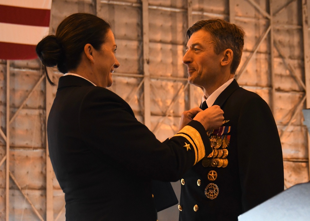 Burfield Takes Charge of NAS Pax River at Change of Command Ceremony