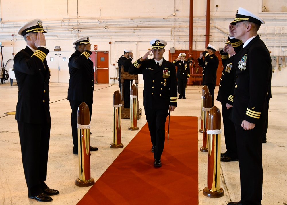 Burfield Takes Charge of NAS Pax River at Change of Command Ceremony