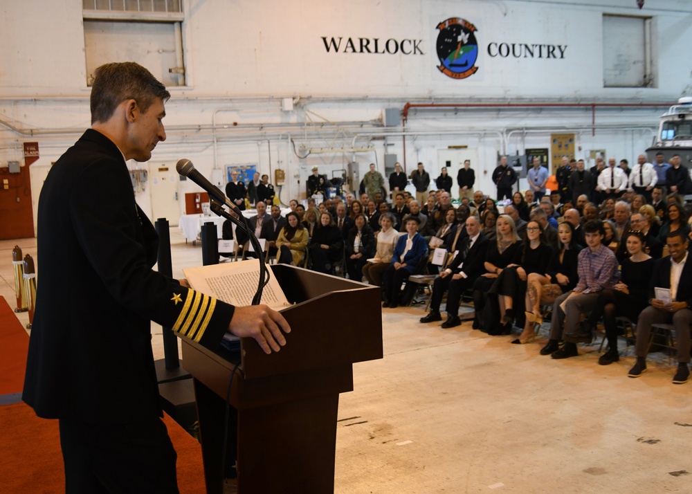 Burfield Takes Charge of NAS Pax River at Change of Command Ceremony