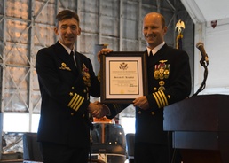 Burfield Takes Charge of NAS Pax River at Change of Command Ceremony