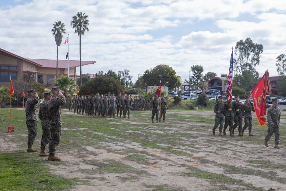 1st Recon Bn. holds relief, appointment ceremony