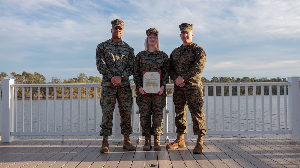 2d MARDIV CG Promotes Sgt. Hanner