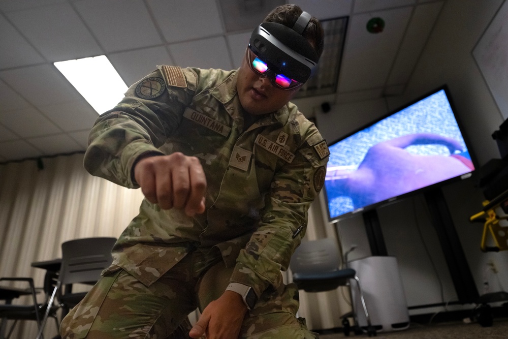 Air Force Medics Use Augmented Reality