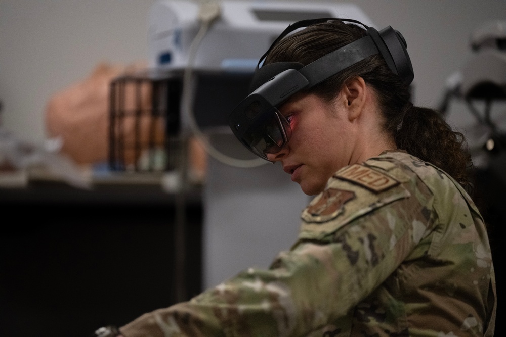 Air Force Medics Use Augmented Reality