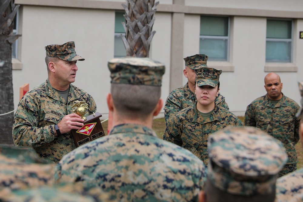 MAG-31 receives the fiscal year 2023 enlisted retention group of the year award for 2nd MAW