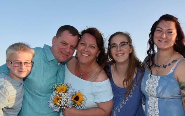 Last family photograph with Jack