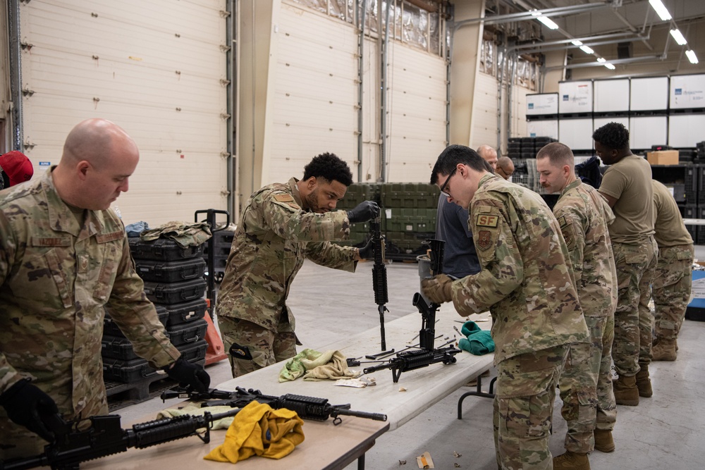 Airmen from five bases assist Cannon AFB with weapons inventory, right seven-year deficiency