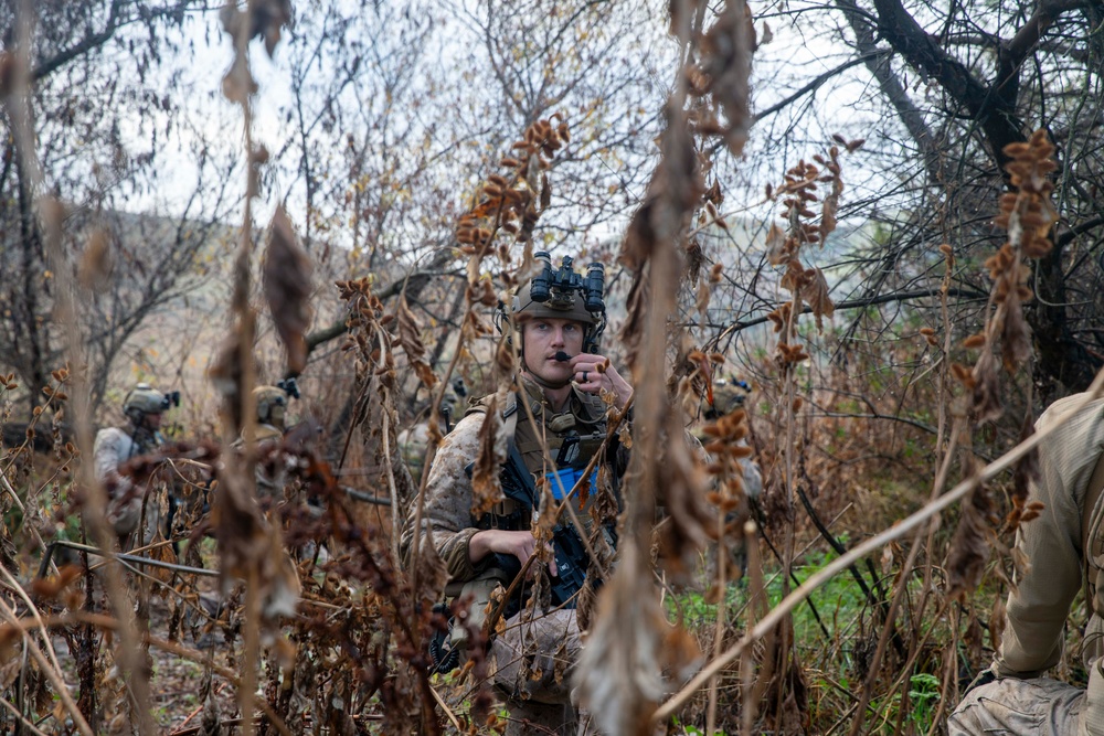 15th MEU Reconnaissance Company Conducts Raid During Amphibious Assault