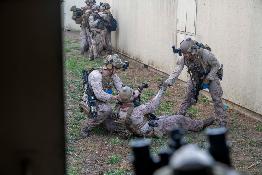 15th MEU Reconnaissance Company Conducts Raid During Amphibious Assault