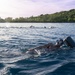 EODMU5 Sailors Conduct Morning Swim PT