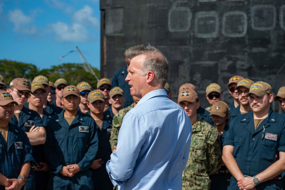 Under Secretary of the Navy Visits Guam