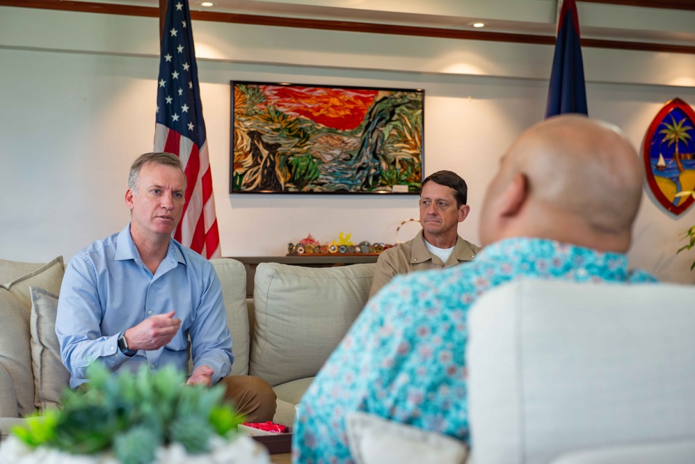 Under Secretary of the Navy Visits Guam