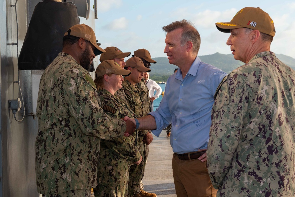 Under Secretary of the Navy Visits Guam