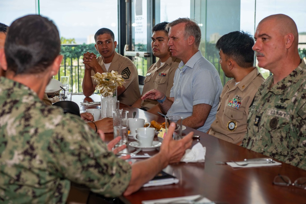 Under Secretary of the Navy Visits Guam