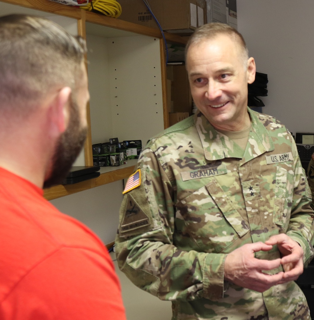 The U.S. Army Corps of Engineers Deputy Commanding General William “Butch” Graham visits the Recovery Field Office in Kihei, Hawaii and the Emergency Field Office in Lahaina, Hawaii on Jan. 10.