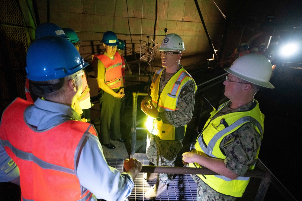 US Navy Under Secretary assesses Red Hill defueling operations prior to residual fuel removal