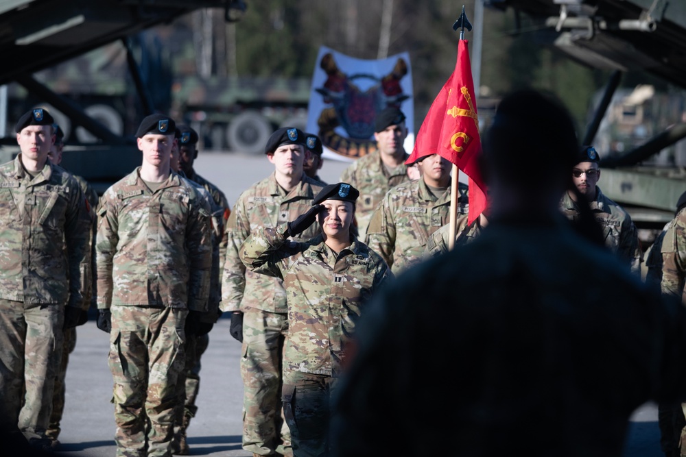 Charlie Battery, 1-6 FAR Activation Ceremony