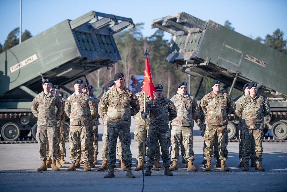 Charlie Battery, 1-6 FAR Activation Ceremony