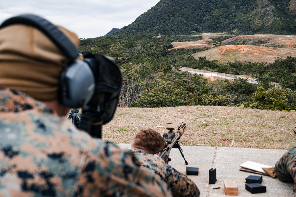 U.S. Marines fire the MK-22 Advanced Sniper Rifle