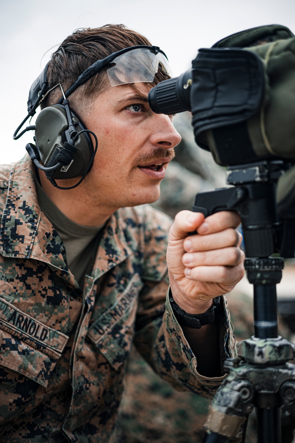 U.S. Marines fire the MK-22 Advanced Sniper Rifle