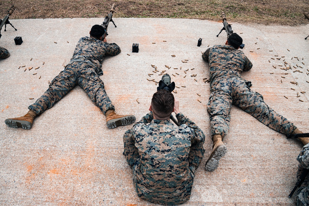 U.S. Marines fire the MK-22 Advanced Sniper Rifle