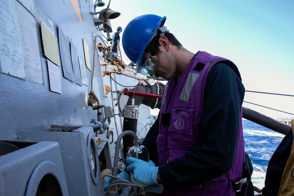 Sailors Conduct Replenishment-at-Sea with USNS John Ericsson