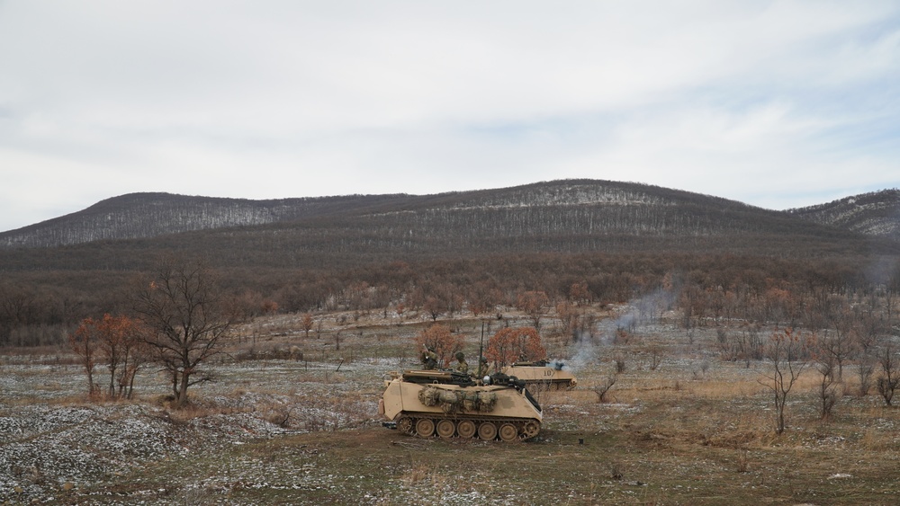 Mortar Crews 'Strike' hard during Live-fire Training in Bulgaria