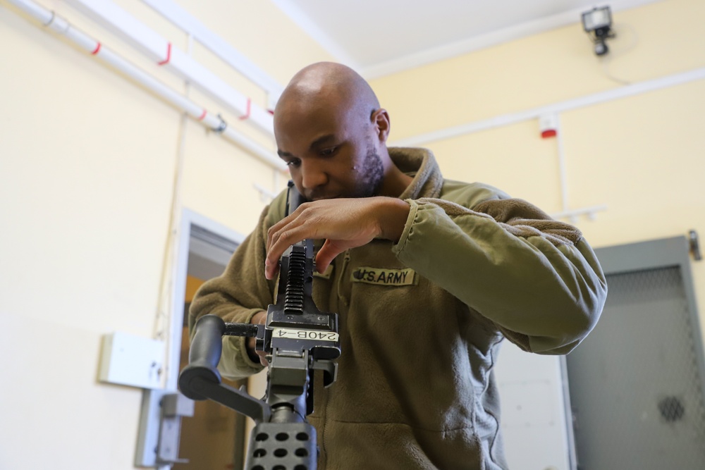 Sustainment Soldiers practice for Gunnery Skill Test