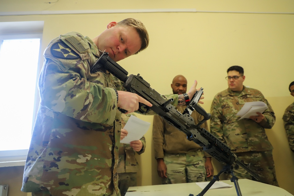 Sustainment Soldiers practice for Gunnery Skill Test