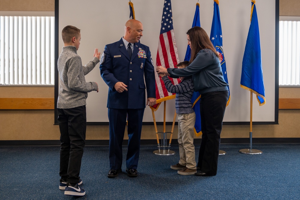 Layman promoted to chief master sergeant