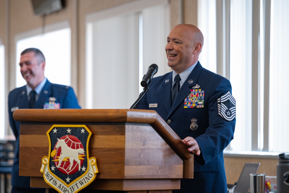 CMSgt. Brandon Layman Promotion