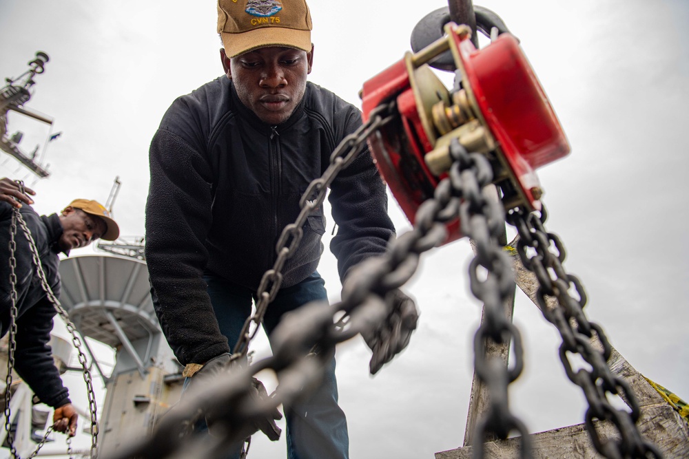 Truman is homeported in Naval Station Norfolk and is the flagship of Carrier Strike Group 8.