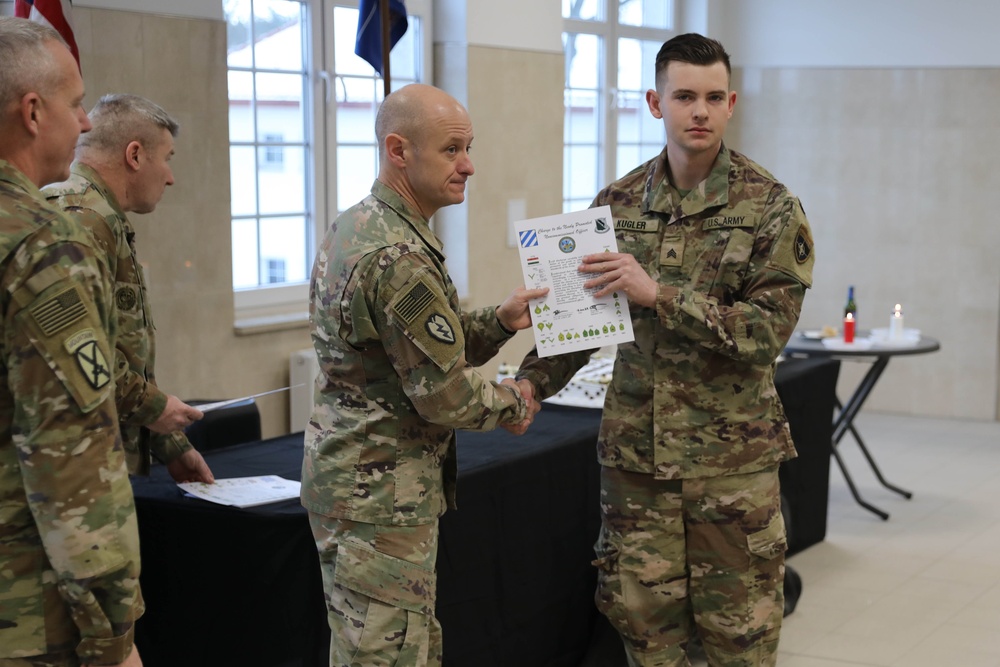 3rd Infantry Division Soldiers Conduct NCO Induction Ceremony