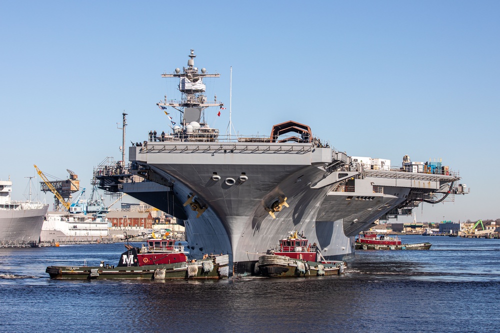 NNSY welcomes USS George H.W. Bush (CVN 77)