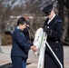 Minister of Foreign Affairs of Japan Yoko Kamikawa Participates in a Public Wreath-Laying Ceremony at the Tomb of the Unknown Soldier