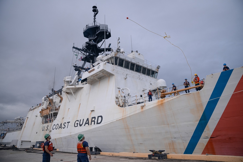 Coast Guard Cutter Midgett returns to home port after a 129-day Alaska patrol