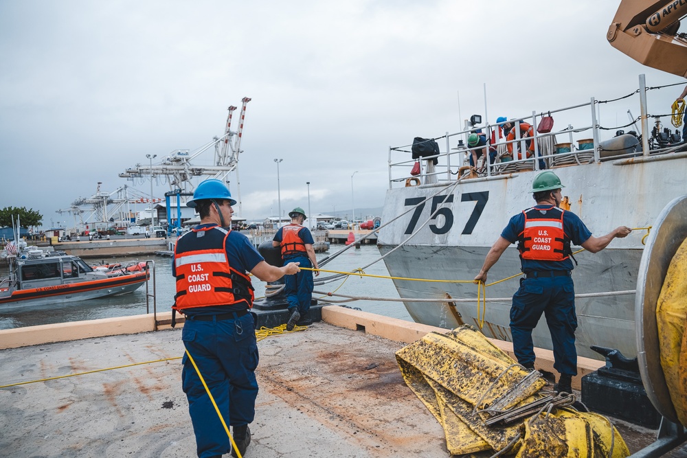 Coast Guard Cutter Midgett returns to home port after a 129-day Alaska patrol