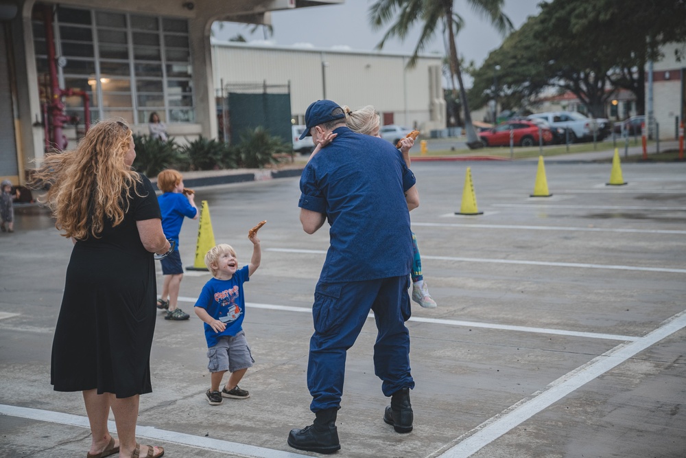 Coast Guard Cutter Midgett returns to home port after a 129-day Alaska patrol