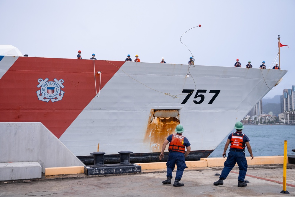 Coast Guard Cutter Midgett returns to home port after a 129-day Alaska patrol