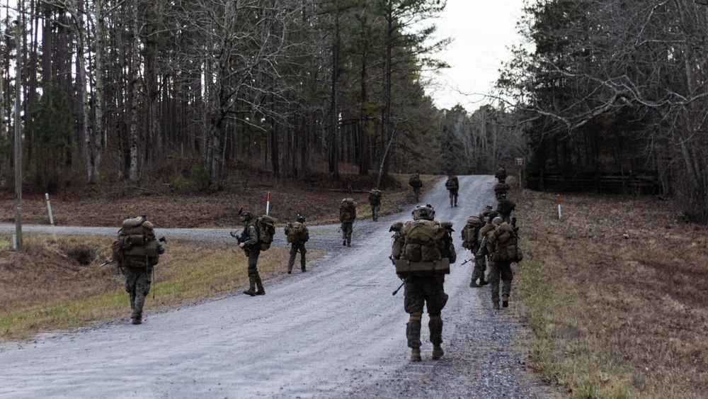 Alpha Co. BLT 1/8 Conducts Patrol Base Ops