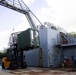 3d LCT loads a Logistics Support Vessel in preparation for Bougainville III